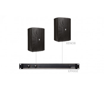 Акустическая система 2 настенных динамика XENO8x2 AUDAC 240Вт